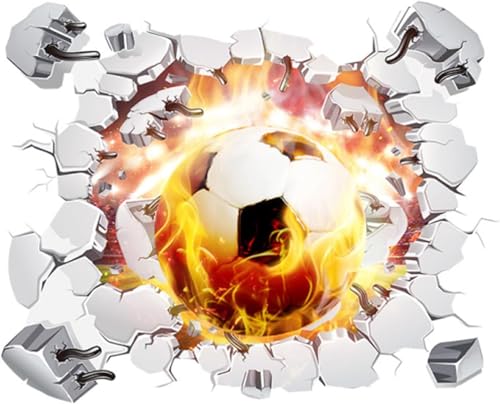 Shuqio 2 Stück Wandtattoo Fußball, Wandtattoo Kinderzimmer, Fußball Aufkleber, Wandsticker Kinderzimmer Geeignet für die Raumdekoration von Jugendlichen, Kindern und Fußballfans. Shuqio 2 Stück Wandtattoo Fußball, Wandtattoo Kinderzimmer, Fußball Aufkleber, Wandsticker Kinderzimmer Geeignet für die Raumdekoration von Jugendlichen, Kindern und Fußballfans. von Shuqio