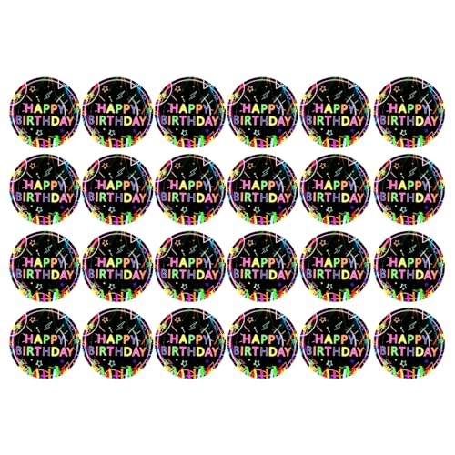 Bright Neons Partygeschirr Set Einwegteller Becher Serviette Tischdecke für Geburtstag Schwarzlicht Partyzubehör Bright Neons Partygeschirr Set Einwegteller Becher Serviette Tischdecke für Geburtstag Schwarzlicht Partyzubehör von Shurhome