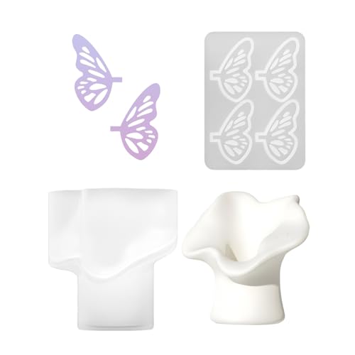 Professionelles Silikon-Teelichtform-Set mit Hohlkammer-Design, handgefertigter Kerzenständer für Harzkunst von Shurhome