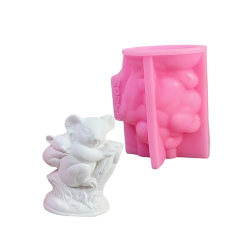 Schöne Tierformen für Koala mit Baby-Silikonformen, Gießformen, Ornament, Epoxidharz, Gipsformen von Shurhome