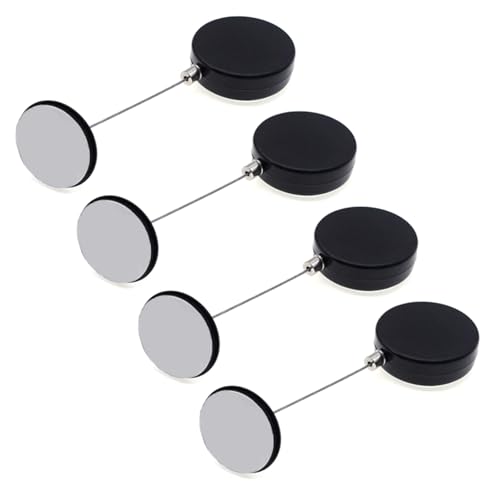 Shurhome 4 x einziehbare Schlüsselband-Anti-Diebstahl-Zugbox für Fernbedienungen, Game-Controller, bis zu 100 cm langes einziehbares Kabel Shurhome 4 x einziehbare Schlüsselband-Anti-Diebstahl-Zugbox für Fernbedienungen, Game-Controller, bis zu 100 cm langes einziehbares Kabel von Shurhome