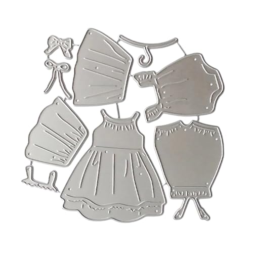 Stanzformen für Kleider, Prägeschablonen, Röcke, Metall, für Scrapbooking, Fotokarten, Scrapbooking, Dekorationen von Shurhome