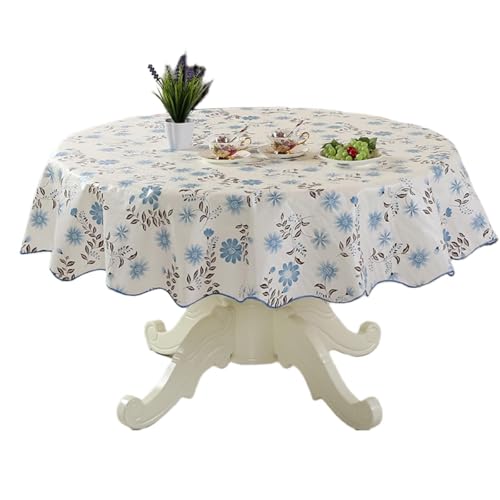 Strapazierfähige PVC-Tischdecke mit Blumenmuster, ölbeständig und wasserabweisend, für Esstische, sichere Passform Strapazierfähige PVC-Tischdecke mit Blumenmuster, ölbeständig und wasserabweisend, für Esstische, sichere Passform von Shurhome