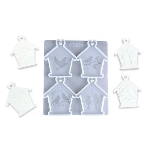 Vogelhaus Anhänger Silikonform Elegantes Vogelhaus Silikonformen Für Handwerk Und Hausdekorationsprojekte Kerzenseife Schimmel Vogelhaus Anhänger Silikonform Elegantes Vogelhaus Silikonformen Für Handwerk Und Hausdekorationsprojekte Kerzenseife Schimmel von Shurhome