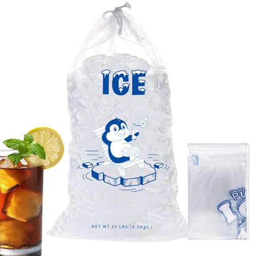 Eisbeutel 8/10/9.1 kg, 10 robuste Eisbeutel mit Kordelzug, Beutel für die Herstellung von Eis, leere Eisbeutel, Eisbeutel, Eisaufbewahrungsbeutel, Eisbeutel für Eismaschinen-Aufbewahrung Eisbeutel 8/10/9.1 kg, 10 robuste Eisbeutel mit Kordelzug, Beutel für die Herstellung von Eis, leere Eisbeutel, Eisbeutel, Eisaufbewahrungsbeutel, Eisbeutel für Eismaschinen-Aufbewahrung von Shurzzesj