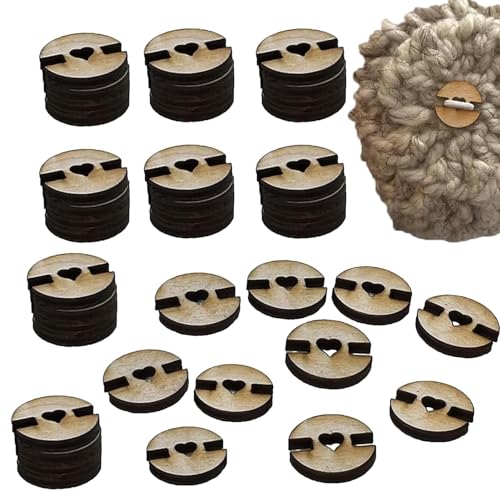 -Pompons für Mützen, Knöpfe, 50 Stück, Hut-Pom-Pom-Halter, Strickmützen-Befestigungswerkzeug, Pompon-Halter für Strickmützen und Mützen, Mützenknöpfe für abnehmbare Strickmützen Zubehör -Pompons für Mützen, Knöpfe, 50 Stück, Hut-Pom-Pom-Halter, Strickmützen-Befestigungswerkzeug, Pompon-Halter für Strickmützen und Mützen, Mützenknöpfe für abnehmbare Strickmützen Zubehör von Shurzzesj