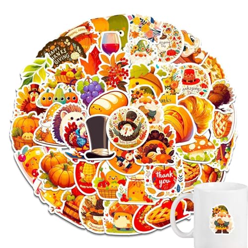 Shurzzesj Aufkleber für Scrapbooking, Handy-Aufkleber, Herbstaufkleber, Umschlag, Klassenzimmer, Dekoration, Tagebuch, Aufkleber für Erwachsene und Kinder Shurzzesj Aufkleber für Scrapbooking, Handy-Aufkleber, Herbstaufkleber, Umschlag, Klassenzimmer, Dekoration, Tagebuch, Aufkleber für Erwachsene und Kinder von Shurzzesj