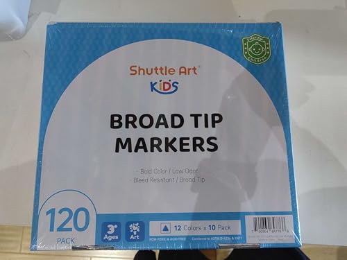 Shuttle Art 120 Farben breite Filzstifte Kinder auswaschbar von Shuttle Art