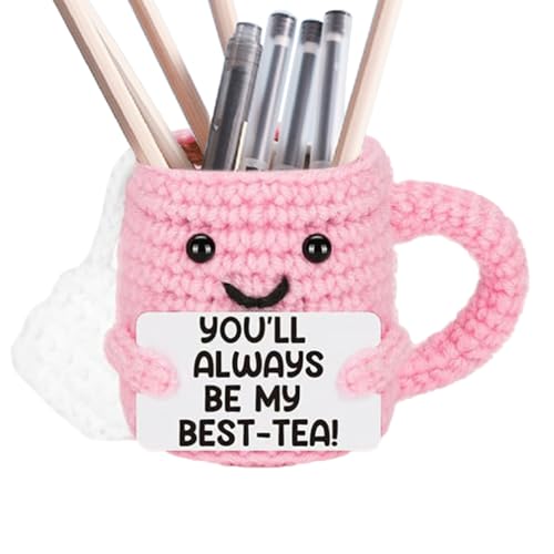 Shxupjn Puppe, Lehrer-Thema, Positive Tasse, Express Appreciation, weiches Garn, Strickkunst, Ornamente für Wohnzimmer, Arbeitszimmer, Schlafzimmer Shxupjn Puppe, Lehrer-Thema, Positive Tasse, Express Appreciation, weiches Garn, Strickkunst, Ornamente für Wohnzimmer, Arbeitszimmer, Schlafzimmer von Shxupjn