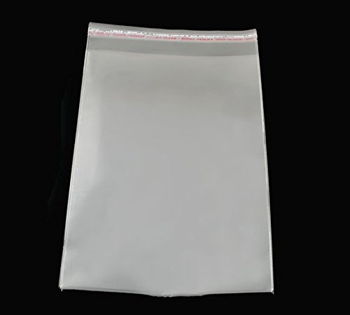 SiAura Material ® - 100x selbstklebende Plastiktütchen 21x14,5cm von SiAura Material
