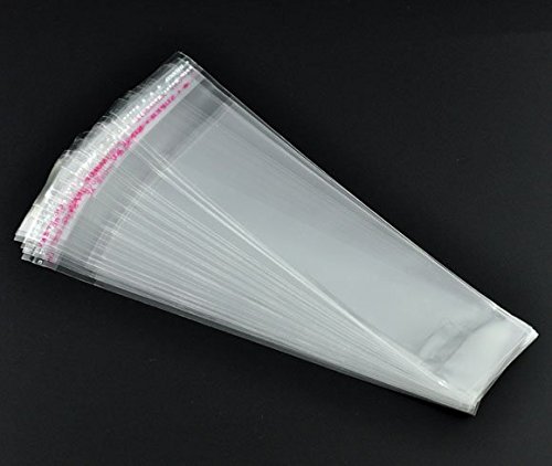 SiAura Material ® - 200x selbstklebende Plastiktütchen 13,5x3,5cm von SiAura Material