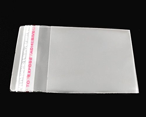 SiAura Material ® - 200x selbstklebende Plastiktütchen 4,5x4cm von SiAura Material