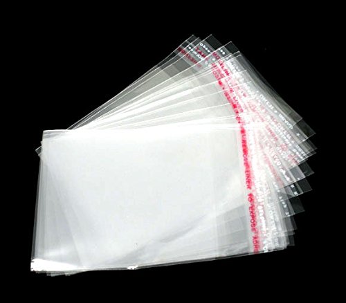 SiAura Material ® - 200x selbstklebende Plastiktütchen 7x6cm von SiAura Material