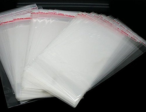 SiAura Material ® - 200x selbstklebende Plastiktütchen 9x7cm von SiAura Material