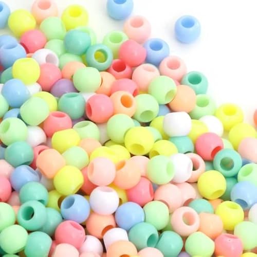 SiAura Material - 1000 Stück bunte Acrylperlen Ø 6mm rund pastell, Kunststoffperlen Schmuck Perlen Perlen Set Armband Perlen Bastelperlen mit Loch Fädelperlen I Perlen zum Auffädeln SiAura Material - 1000 Stück bunte Acrylperlen Ø 6mm rund pastell, Kunststoffperlen Schmuck Perlen Perlen Set Armband Perlen Bastelperlen mit Loch Fädelperlen I Perlen zum Auffädeln von SiAura Material