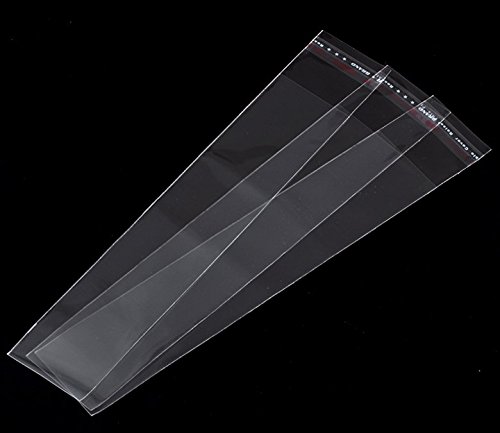 SiAura Material - 200x selbstklebende Plastiktütchen 17x3,5cm von SiAura Material
