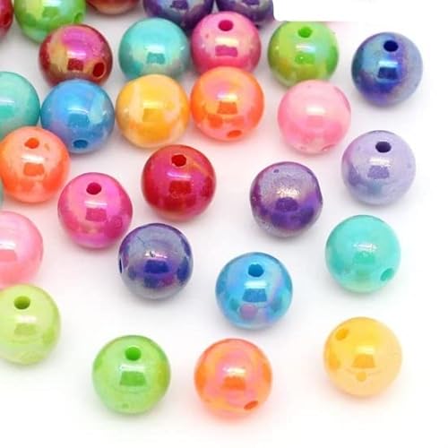 SiAura Material - 300 Stück bunte Acrylperlen Ø 8mm rund glänzend, Perlmutt, Kunststoffperlen Schmuck Perlen Perlen Set Armband Perlen Bastelperlen mit Loch Fädelperlen I Perlen zum Auffädeln SiAura Material - 300 Stück bunte Acrylperlen Ø 8mm rund glänzend, Perlmutt, Kunststoffperlen Schmuck Perlen Perlen Set Armband Perlen Bastelperlen mit Loch Fädelperlen I Perlen zum Auffädeln von SiAura Material