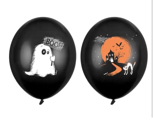 SiDeSo® 10 Luftballons 12" Halloween Party Geburtstag Jahrestag Geburt Babyparty von SiDeSo