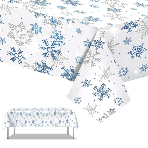 Einweg-Tischdecken, elegant und langlebig, Kunststoff-Tischdecken für Partys, Geburtstage, Hochzeiten, Picknicks, rechteckig, wasserdicht, 137 x 274 cm, 2 Stück Einweg-Tischdecken, elegant und langlebig, Kunststoff-Tischdecken für Partys, Geburtstage, Hochzeiten, Picknicks, rechteckig, wasserdicht, 137 x 274 cm, 2 Stück von SiHuiTu