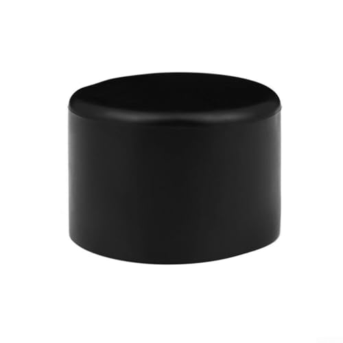 Stuhlbeinschutzkappe, runde Unterseite, Gummifüße, rutschfester Bodenschutz für Tisch- und Möbelbeine (schwarz, 30 mm) von SiSinkal