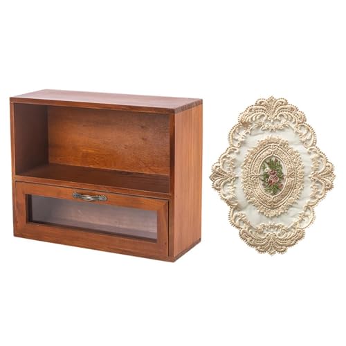 SiaBiced Aufbewahrungsbox Als Ordnungssystem Eleganter Aufbewahrungsschrank Und Schreibtischablage Praktische Schubladenbox Aus Holz für Büromaterial auf Dem, Einzelrasterzeichnung von SiaBiced