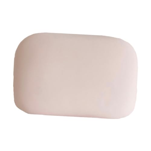 SiaBiced Nackenkissen Unterstützendes Nickerchenkissen Cervical Schlafkissen Tragbares Weiches Kissen mit Abnehmbarem Bezug aus Strickstoff Und Schwamm für, Rosa von SiaBiced