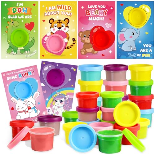 Valentinstagsgeschenke für Kinder im Klassenzimmer, 30 Stück, Valentinstagskarten für Kinder mit Spielteig, Valentinstagskarten für Jungen, Mädchen, Kleinkinder, Schule, Valentinstag, Partygeschenke Valentinstagsgeschenke für Kinder im Klassenzimmer, 30 Stück, Valentinstagskarten für Kinder mit Spielteig, Valentinstagskarten für Jungen, Mädchen, Kleinkinder, Schule, Valentinstag, Partygeschenke von Siawoy