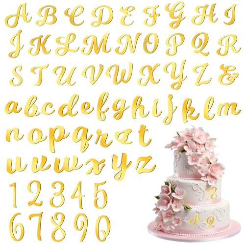 Sibba 64 Stück Buchstaben Zahlen Tortendeko Gold Buchstaben Deko Torte Geburtstag Kuchen Cake Topper Buchstaben A-Z Großbuchstaben 0-9 Zahl Set Tortenaufsatz für Hochzeit Geburtstag Jubiläum Party Sibba 64 Stück Buchstaben Zahlen Tortendeko Gold Buchstaben Deko Torte Geburtstag Kuchen Cake Topper Buchstaben A-Z Großbuchstaben 0-9 Zahl Set Tortenaufsatz für Hochzeit Geburtstag Jubiläum Party von Sibba