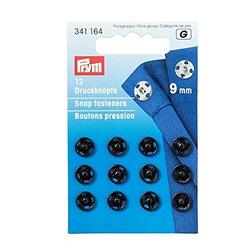 Sibylles Geschenkeartikel Druckknöpfe zum Annähen, schwarz, 9mm Sibylles Geschenkeartikel Druckknöpfe zum Annähen, schwarz, 9mm von Sibylles Geschenkeartikel