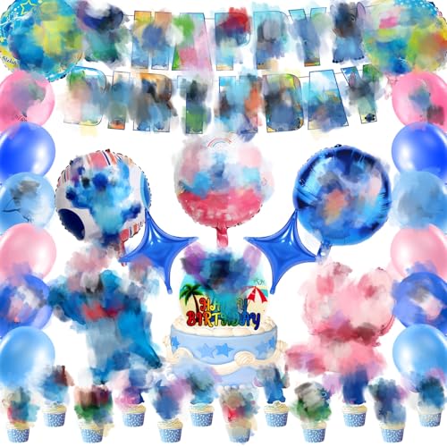Happy Birthday Dekorationen, 43 Stück Partydekorationen Happy Birthday Banner Luftballons Banner Kuchen Topper Dekorationen Kinder 3. Geburtstag Dekorationen Geburtstag Banner für Mädchen Geburtstag Happy Birthday Dekorationen, 43 Stück Partydekorationen Happy Birthday Banner Luftballons Banner Kuchen Topper Dekorationen Kinder 3. Geburtstag Dekorationen Geburtstag Banner für Mädchen Geburtstag von Sidesea