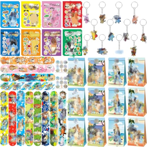 Mitgebsel Kindergeburtstag Gastgeschenke, 70PCS Geschenktüten Kindergeburtstag Kleine Geschenke für Kinder Schnapparmband Schlüsselanhänger Geschenktüten Aufkleber Geburtstag für Junge Mädchen Mitgebsel Kindergeburtstag Gastgeschenke, 70PCS Geschenktüten Kindergeburtstag Kleine Geschenke für Kinder Schnapparmband Schlüsselanhänger Geschenktüten Aufkleber Geburtstag für Junge Mädchen von Sidesea