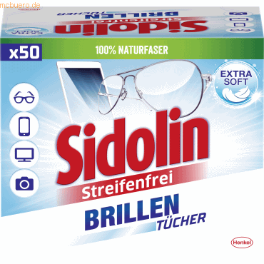 Sidolin Brillenputztuch 663429 50 Stück Sidolin Brillenputztuch 663429 50 Stück von Sidolin