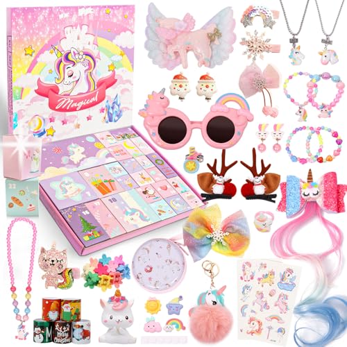 Adventskalender 2024 Mädchen, Einhorn Weihnachtskalender kinder, Adventskalender Kinder Armband Charms Schmuckbastelsets, 24 Überraschungen Spielzeug Weihnachten Schmuck Geschenk für Kinder Mädchen Adventskalender 2024 Mädchen, Einhorn Weihnachtskalender kinder, Adventskalender Kinder Armband Charms Schmuckbastelsets, 24 Überraschungen Spielzeug Weihnachten Schmuck Geschenk für Kinder Mädchen von Sidtomi