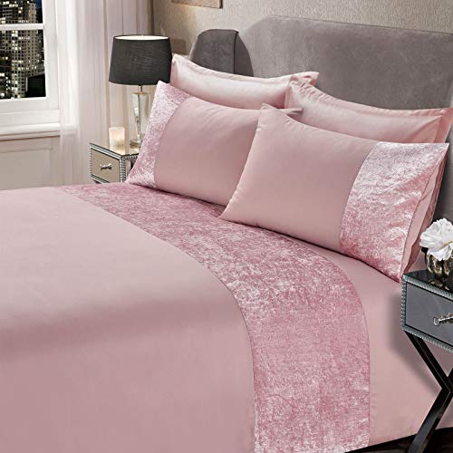 Sienna Bettdeckenbezüge, 100 Prozent Polyester - Pannesamt, Anthrazit Natur Champagner Silber, Doppelbett, SDHSCVPBL02 Sienna Bettdeckenbezüge, 100 Prozent Polyester - Pannesamt, Anthrazit Natur Champagner Silber, Doppelbett, SDHSCVPBL02 von Sienna