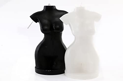 Nude Torso Silhouette Weibliche Kerze One Picked at Random von Sifcon International
