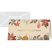 10 SIGEL Weihnachtskarten Christmas Art DIN lang 10 SIGEL Weihnachtskarten Christmas Art DIN lang von Sigel