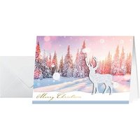10 SIGEL Weihnachtskarten Snow Deer DIN A6 10 SIGEL Weihnachtskarten Snow Deer DIN A6 von Sigel