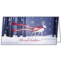 SIGEL Weihnachtskarten Winter's Eve DIN lang, 10 St. von Sigel