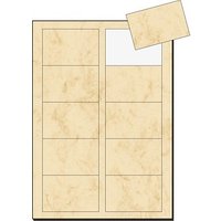 100 SIGEL Visitenkarten DP744 satiniert beige 225 g/qm 100 SIGEL Visitenkarten DP744 satiniert beige 225 g/qm von Sigel