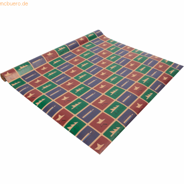 16 x Sigel Weihnachts-Geschenkpapier 5mx50cm 100g Kraftpapier Cut-out 16 x Sigel Weihnachts-Geschenkpapier 5mx50cm 100g Kraftpapier Cut-out von Sigel
