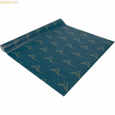 Sigel Weihnachts-Geschenkpapier 5mx50cm 80g Christmas tree (petrol) Sigel Weihnachts-Geschenkpapier 5mx50cm 80g Christmas tree (petrol) von Sigel