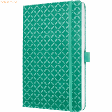 Sigel Notizbuch Jolie Hardcover A5 mint green 174 Seiten liniert 80g von Sigel