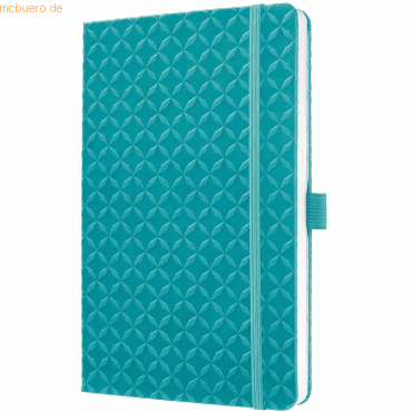 2 x Sigel Notizbuch Jolie ca. A5 liniert Hardcover Aqua Green von Sigel