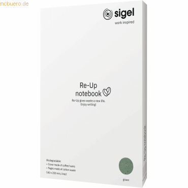2 x Sigel Notizbuch Re-Up Coffee ca. A5 100 Seiten Softcover liniert 1 2 x Sigel Notizbuch Re-Up Coffee ca. A5 100 Seiten Softcover liniert 1 von Sigel