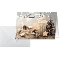 25 SIGEL Weihnachtskarten Christmas Candle DIN A6 25 SIGEL Weihnachtskarten Christmas Candle DIN A6 von Sigel