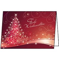 SIGEL Weihnachtskarten Christmas Swing DIN A6, 25 St. von Sigel