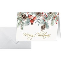 25 SIGEL Weihnachtskarten Red Berries and pine Cones DIN A6 25 SIGEL Weihnachtskarten Red Berries and pine Cones DIN A6 von Sigel