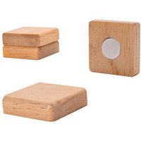 4 SIGEL Magnete braun 3,3 x 3,3 x 0,9 cm von Sigel