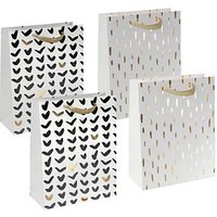 4 SIGEL Papier-Tragetaschen Brush Art Black & Gold LARGE Motiv sortiert 26,0 x 33,0 cm 4 SIGEL Papier-Tragetaschen Brush Art Black & Gold LARGE Motiv sortiert 26,0 x 33,0 cm von Sigel