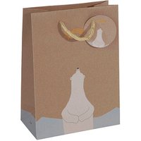 5 SIGEL Geschenktaschen Polar bear with shooting star Motiv 17,0 x 23,0 cm von Sigel